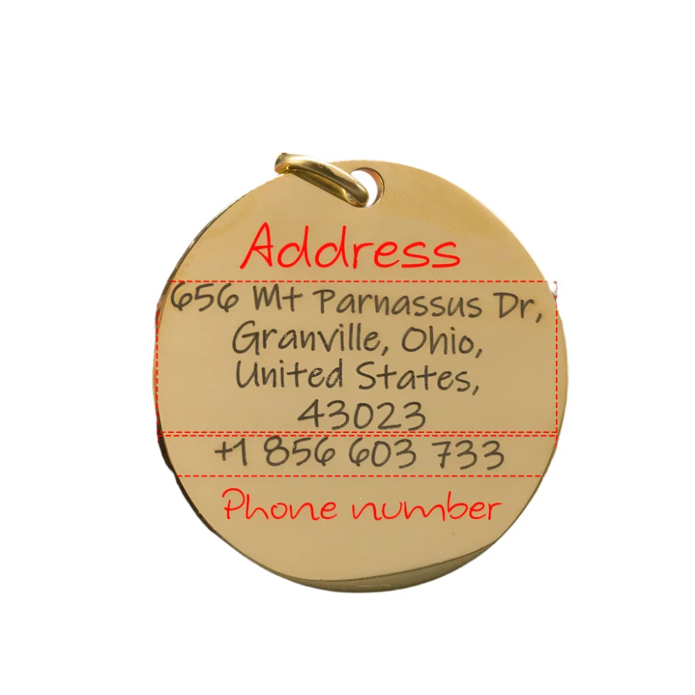 Wilderness Metallic Dog ID Tag