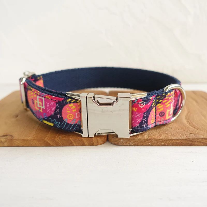 THE DEEP GRAFFITI Engraved Dog Collar