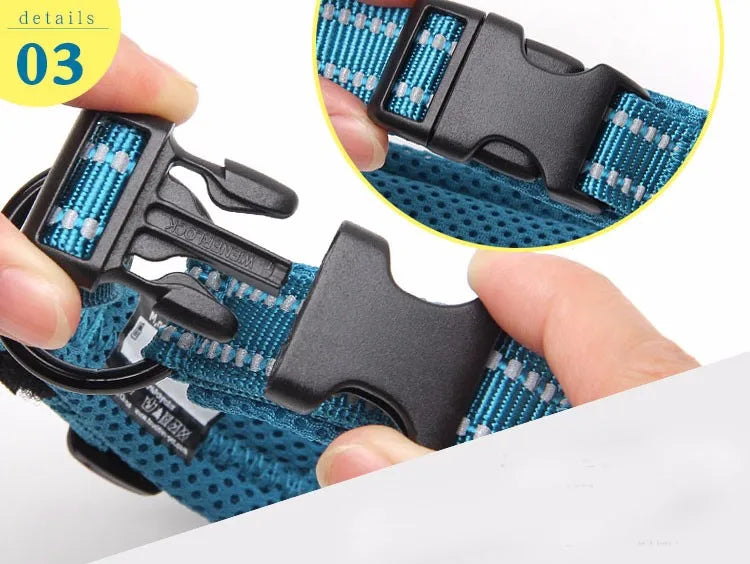 Heavy Duty Reflective Adjustable Nylon Dog Collar