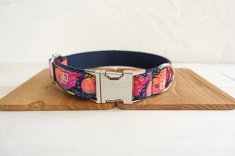 THE DEEP GRAFFITI Engraved Dog Collar
