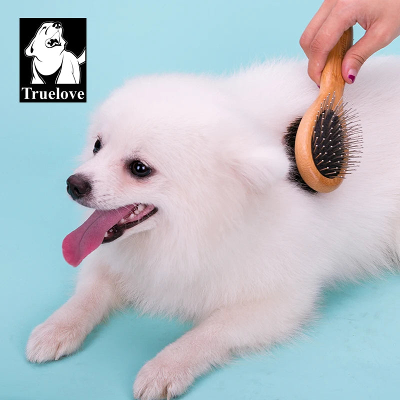 Double-sided Bamboo Dog Brush