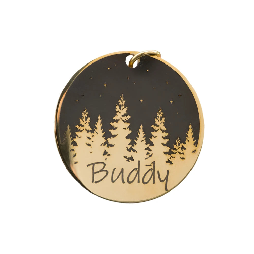 Wilderness Metallic Dog ID Tag