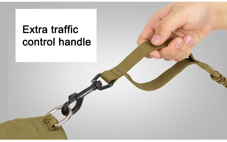 Flexible Bungee Dog Leash With Cushioned Handle