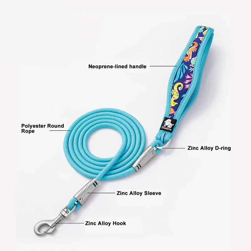 Neoprene-Padded Handle Dog Lead