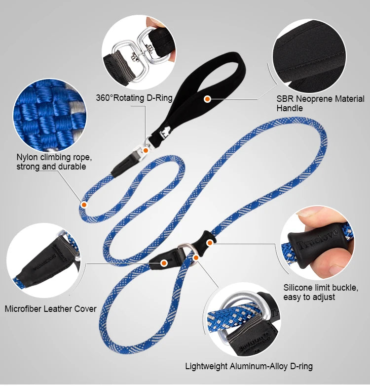 Durable Slip Rope Dog Lead