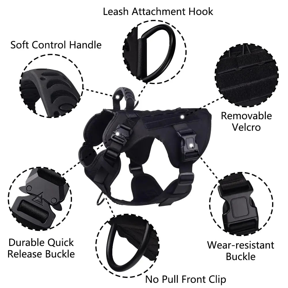 Tactical Dog Training Harness