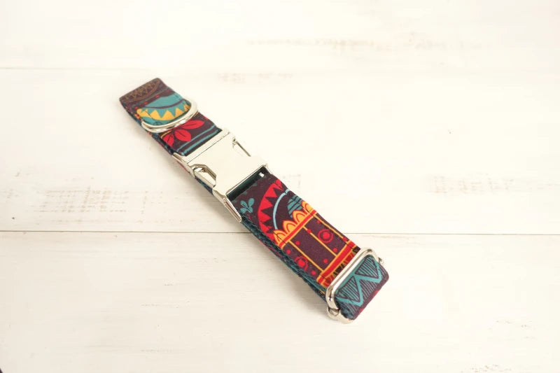 THE MAYA Engraved Dog Collar