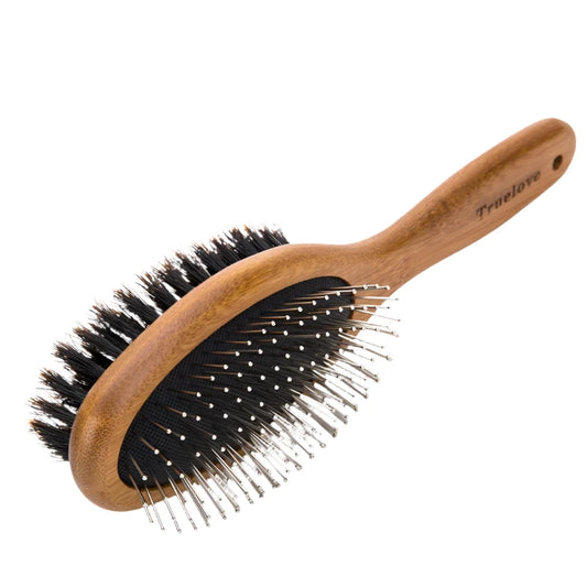 Double-sided Bamboo Dog Brush