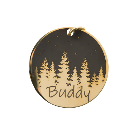 Wilderness Metallic Dog ID Tag