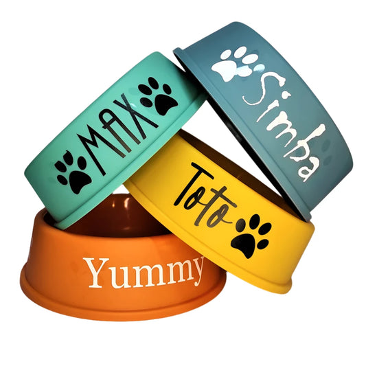 Personalised Plastic Dog Bowl