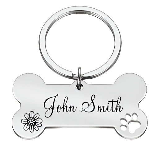 Bone Shaped Premium Dog ID Tag