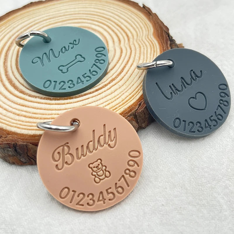 Silicone Dog ID Tag