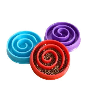 Spiral Slow Feeder Dog Bowl