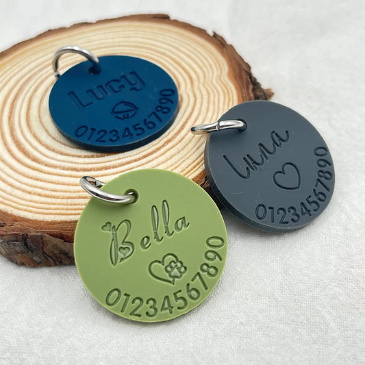 silicone pet tag