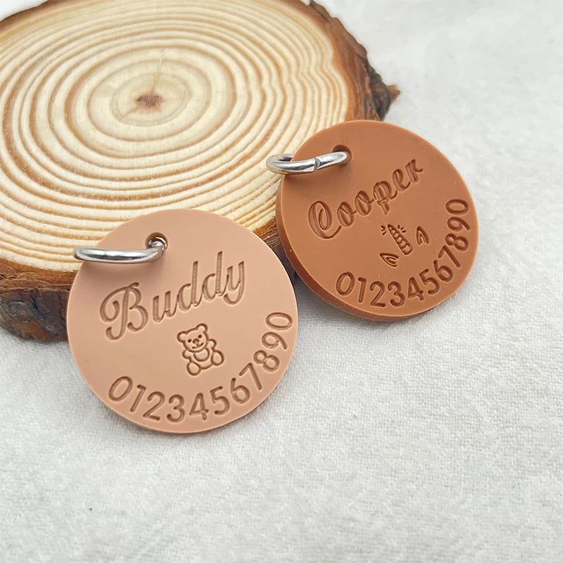 Silicone Dog ID Tag