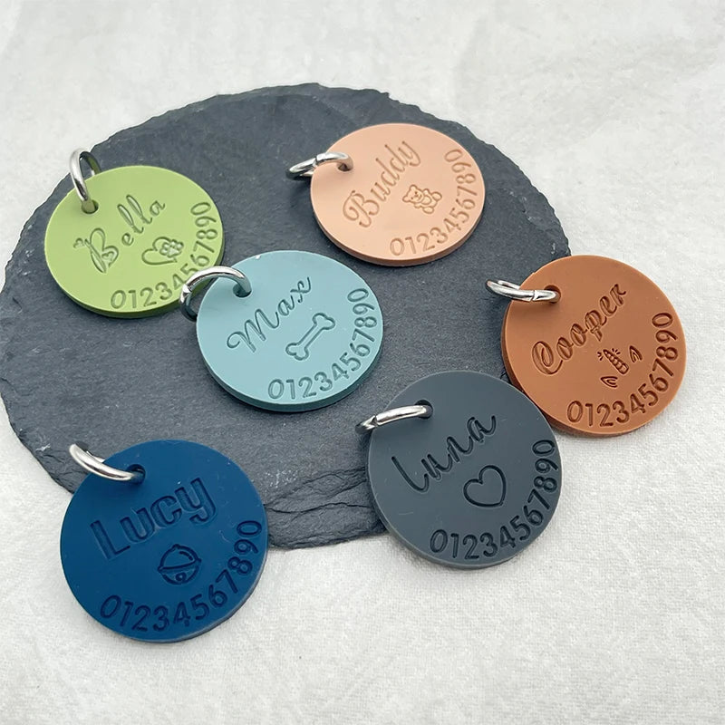 Silicone Dog ID Tag